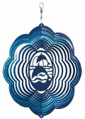 Dolphin Cloud Blue Wind Spinner