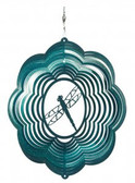 Dragonfly Cloud Teal Wind Spinner