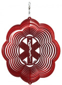 EMS Paramedic Cloud Red Wind Spinner