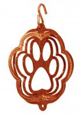 Dog Paw Tini Copper Wind Spinner