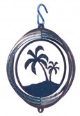 Palm Tree Tini Blue Wind Spinner