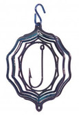 Fish Hook Tini Blue Wind Spinner
