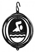 Swimmer Swimming Tini Black Wind Spinner