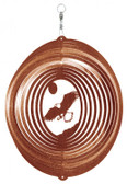 Eagle Circle Copper Wind Spinner
