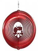 Tractor Circle Red Wind Spinner