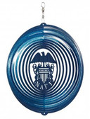 US Navy Circle Blue Wind Spinner
