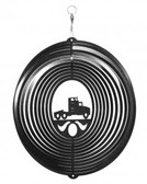 Truck - Semi Circle Black Wind Spinner