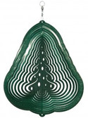 Christmas Tree Circle Green Wind Spinner