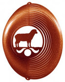Sheep Circle Copper Wind Spinner