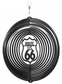 Route 66 Circle Black Wind Spinner