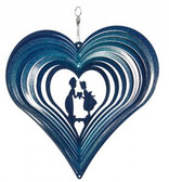 Dutch Kids heart Blue Wind Spinner