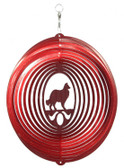 Collie Circle Red Wind Spinner