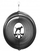 English Pointer Circle Black Wind Spinner
