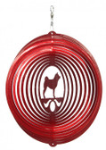 Shiba Inu Circle Red Wind Spinner