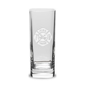 Firefighter Luigi Bormioli 13.50 oz Square Round Highball Glass