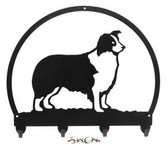 Border Collie Key Chain Holders