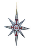 Mississippi State Bulldogs Snowflake Ornament