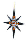 Oklahoma State Cowboys Snowflake Ornament