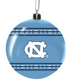 North Carolina Tar Heels 3in Sweater Ball Ornament