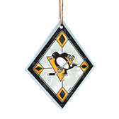 Pittsburgh Penguins Art Glass Ornament