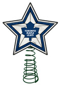 Toronto Maple Leafs Art Glass Tree Topper
