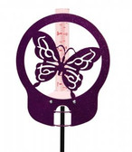Butterfly Rain Gauge Purple