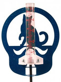 Cat Rain Gauge Blue