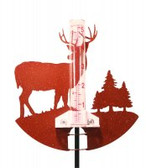 Deer Rain Gauge Copper