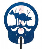 Fish - Walleye Rain Gauge Blue