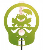 Frog Rain Gauge Lime Green
