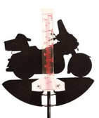 Motorcycle - Full Dressed Rain Gauge Black