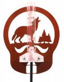 Wolf Rain Gauge Copper