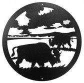 Bison 24 Inch Scenic Sign