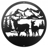 Deer 24 Inch Scenic Sign