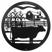Farm Dairy Cow 24 Inch Scenic Sign