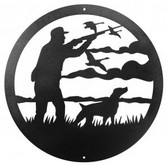Goose Hunter 12 Inch Scenic Sign