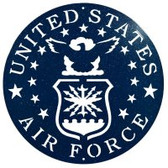 US Air Force 24 Inch Blue Scenic Sign