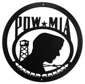 US POW MIA 12 Inch Scenic Sign