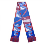 New York Rangers Scarf Printed Bar Design