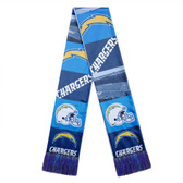Los Angeles Chargers Scarf Printed Bar Design