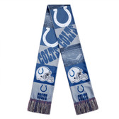 Indianapolis Colts Scarf Printed Bar Design