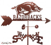 Arkansas Razorbacks Garden Weathervane