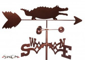 ALLIGATOR Garden Weathervane