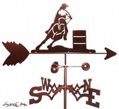 BARREL RACER Garden Weathervane