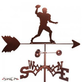 FOOTBALL QUARTERBACK Garden Weathervane