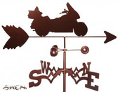 MOTORCYCLE - GOLD WING Garden Weathervane