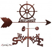 SHIPS AHOY Garden Weathervane