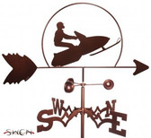 SNOWMOBILE SLED Garden Weathervane