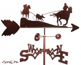 TEAM ROPER Garden Weathervane