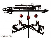 FARRELL - CROWN VIC CONVERTIBLE Garden Weathervane